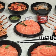 🌟 แซลมอนพ่นไฟ แซลมอนเค้ก เค้ก แซลมอนซาชิมิ แซลมอนดอง สุขสวัสดิ์