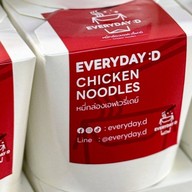 EVERYDAY :D หมี่กล่องเอฟเวรี่เดย์ (เส้นหมี่ไก่ฉีก) Chicken noodles -