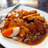 เมนูของร้าน ข้าวหมูแดง อึ๊งทงฮะ(ท่ารถบางเลน)