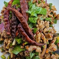 เมนูของร้าน ลาบเป็ดชัยนาท