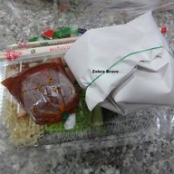 เมนูของร้าน บะหมี่จับกังขั้นเทพ  ตลาดบางประกอก