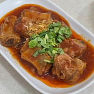 เมนูของร้าน ก๋วยเตี๋ยวซี่โครงหมูตุ๋น อู๋จี๊