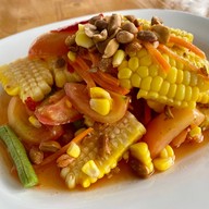 เมนูของร้าน ส้มตำเจ๊ไก่อุดร สาขาบ้านฉาง สำนักท้อน