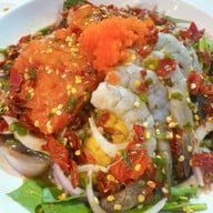 เมนูของร้าน เจริญแซ่บ พัทยา ยำ ส้มตำ อาหารอีสาน ซีฟู้ด พัทยา