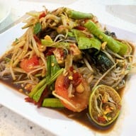 เมนูของร้าน เจริญแซ่บ พัทยา ยำ ส้มตำ อาหารอีสาน ซีฟู้ด พัทยา