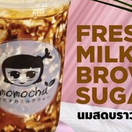 ชานมโมโม่ฉะ สุขุมวิท 81 Momochha Milk Tea Sukhumvit 81 อ่อนนุช สุขุมวิท 81