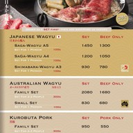 เมนู Tenten Sukiyaki テンテン