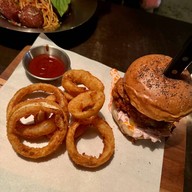 Homeless bar and grill