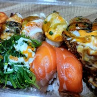เมนูของร้าน เหินฟ้าอินดี้ ชูชิย่างไฟ By Chef Tum ตลาดปากทางหน้าหมู่บ้านเศรษฐกิจ เพชรเกษม102