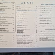 เมนู ALATi Siam Kempinski Hotel Bangkok