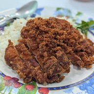 เมนูของร้าน เจ๊หมวยข้าวไก่ทอดวัดแขก