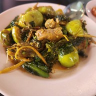 เมนูของร้าน ข้าวแกงบ้านสวน วังน้อย