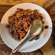 เมนูของร้าน ลาบไก่บ้านโฮ่ง (ลูกสาว)