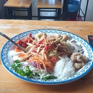 เมนูของร้าน ส้มตำวิภาดา