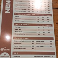 เมนู Appresso Coffee House