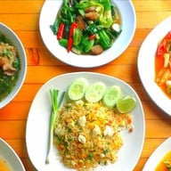 ข้าวผัดปู+ซุปเปอร์เล้งเบอร์1 รัชดาซอย7