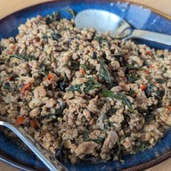 เมนูของร้าน ข้าวแกงป้าบุญ ตลาดน้ำตลิ่งชัน