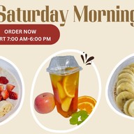 Saturday Morning (ชาผลไม้สด/overnight oats/jelly/แซนวิช)