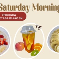 Saturday Morning (ชาผลไม้สด/overnight oats/jelly/แซนวิช)