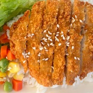 New‼️ Kitchen on the rock 🐣 ข้าวไก่กรอบราดซอส