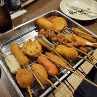 เมนูของร้าน Kushikatsu Daruma Namba Honten Namba