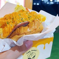 Egg Toast Sandwich แซนวิชไข่เกาหลี & ข้าวไข่ข้น