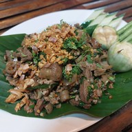เมนูของร้าน วรา ปลาร้าหอม@กาดน่าน กาดน่าน