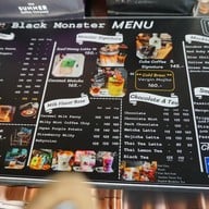 เมนู Black Monster Cafe' Hua-hin Hua-Hin