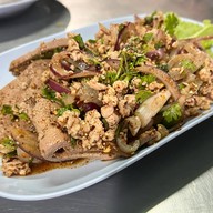 เมนูของร้าน ส้มตำป้าป่อง เจ็ดยอด