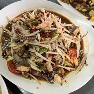 เมนูของร้าน ส้มตำป้าป่อง เจ็ดยอด