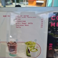 เมนู Bff coffee Phutthamonthon sai 3