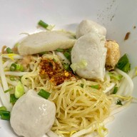 เมนูของร้าน ก๋วยเตี๋ยวลูกชิ้นปลา บ้านหม้อ(เจงคุง)