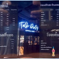 เมนู Talk Dirty Coffee & Cafe Talk Dirty Coffee & Cafe