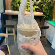 เมนูของร้าน PunThai Coffee หน้า ม.หอการค้า
