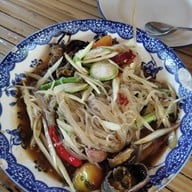 เมนูของร้าน ส้มตำบ้านสวน