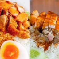 ปิงข้าวหมูแดงหมูกรอบ ถนนพุทธบูชา