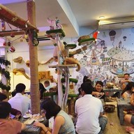 บรรยากาศ Caturday cat cafe