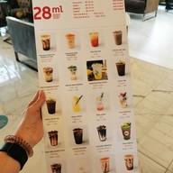 เมนู 28ml Specialty Coffee and Tea Bar กาญจนบุรี