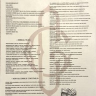 เมนู Antico Caffè Greco