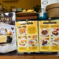 เมนูของร้าน MAMA Sandwich แซนวิชโบราณ ๒๕๖๓