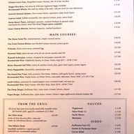 เมนู The Dome Edinburgh