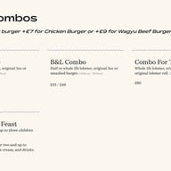 เมนู Burger & Lobster Knightsbridge