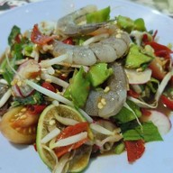 แซ่บนัวปลาร้าคักๆ มบ.ร่มเงาไม้