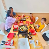 น้ำผลไม้ปั่นสมูทตี้ ใช้เนื้อผลไม้เน้นๆ (ร้านไอ้แว่นชาบู&ปิ้งย่าง) สวนหลวง