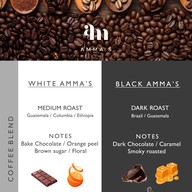 เมนู AMMA 'S specialty coffee -