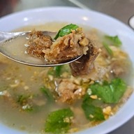 เมนูของร้าน ตึ๊งข้าวต้มหัวปลา บางบอน