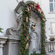 บรรยากาศ Manneken Pis