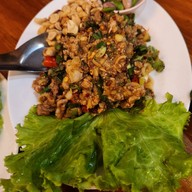 เมนูของร้าน ร้านป้าแดงลาบอุบล สาขา 1