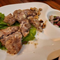เมนูของร้าน ร้านป้าแดงลาบอุบล สาขา 1