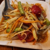 เมนูของร้าน ร้านป้าแดงลาบอุบล สาขา 1